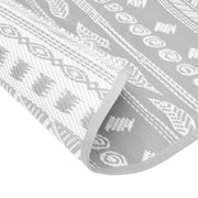 Alfombra exterior arakil gris ø200 cm pp v4614 Vetonek