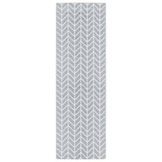 Alfombra exterior arakil pp gris 80x250 cm v4744 Vetonek