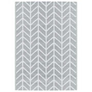 Alfombra exterior arakil pp gris 140x200 cm v4751 Vetonek