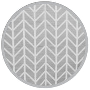 Alfombra exterior arakil gris ø200 cm pp v4799 Vetonek