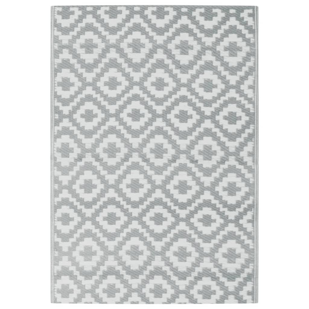 Vetonek Alfombra exterior ARAKIL PP gris 160x230 cm