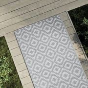 Alfombra exterior ARAKIL PP gris 80x250 cm V4843 Vetonek