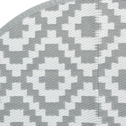 Alfombra exterior arakil gris ø200 cm pp v4898 - Vetonek