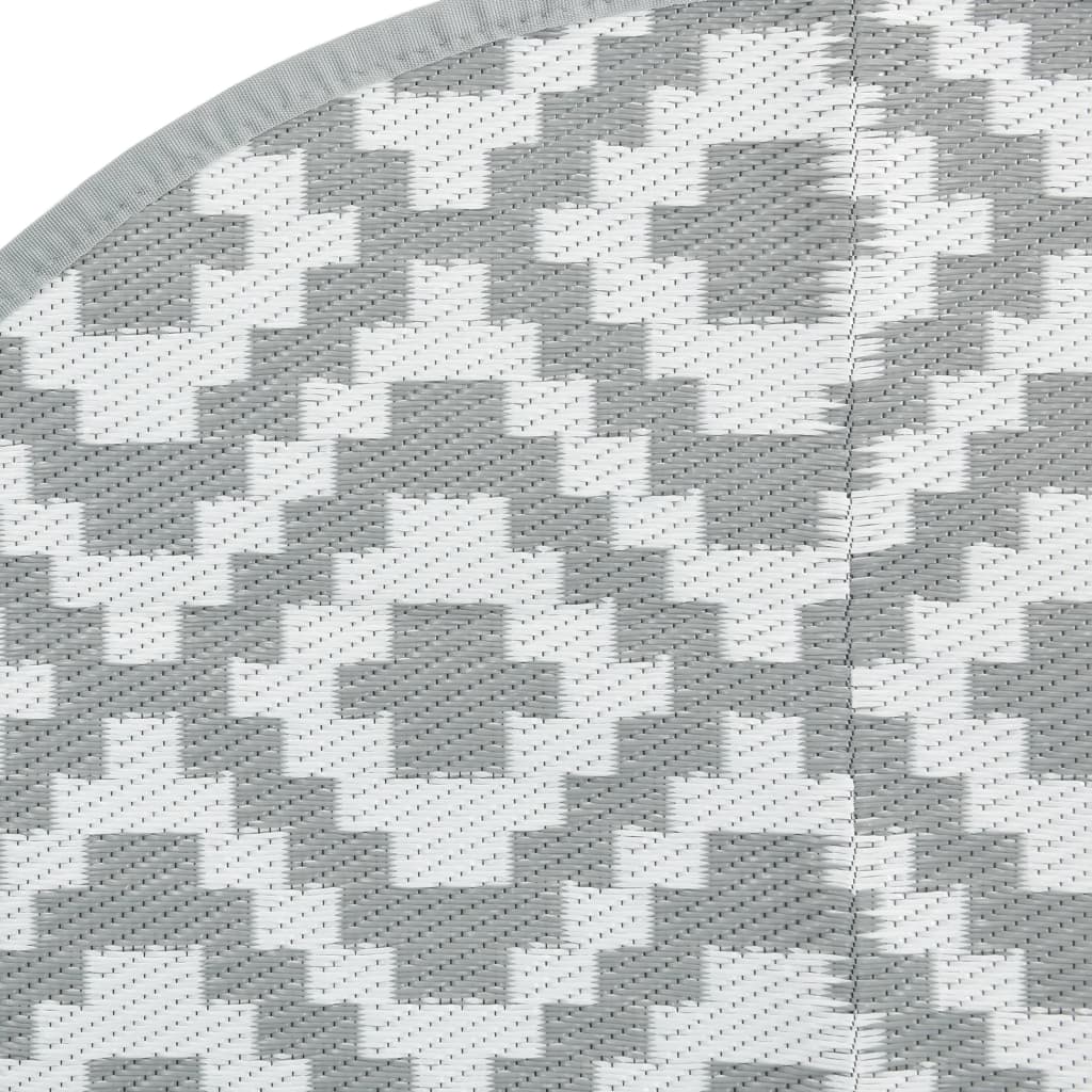 Alfombra exterior arakil gris ø200 cm pp v4898 - Vetonek