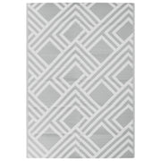 Alfombra exterior arakil pp gris 160x230 cm v4928 Vetonek