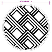 Alfombra exterior arakil gris ø200 cm pp v4997 Vetonek