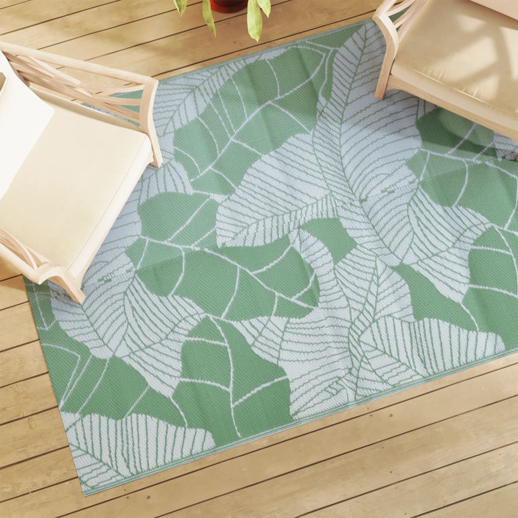 Vetonek Alfombra de exterior PP verde 140x200 cm