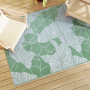 Alfombra exterior arakil pp verde 140x200 cm v5154 Vetonek