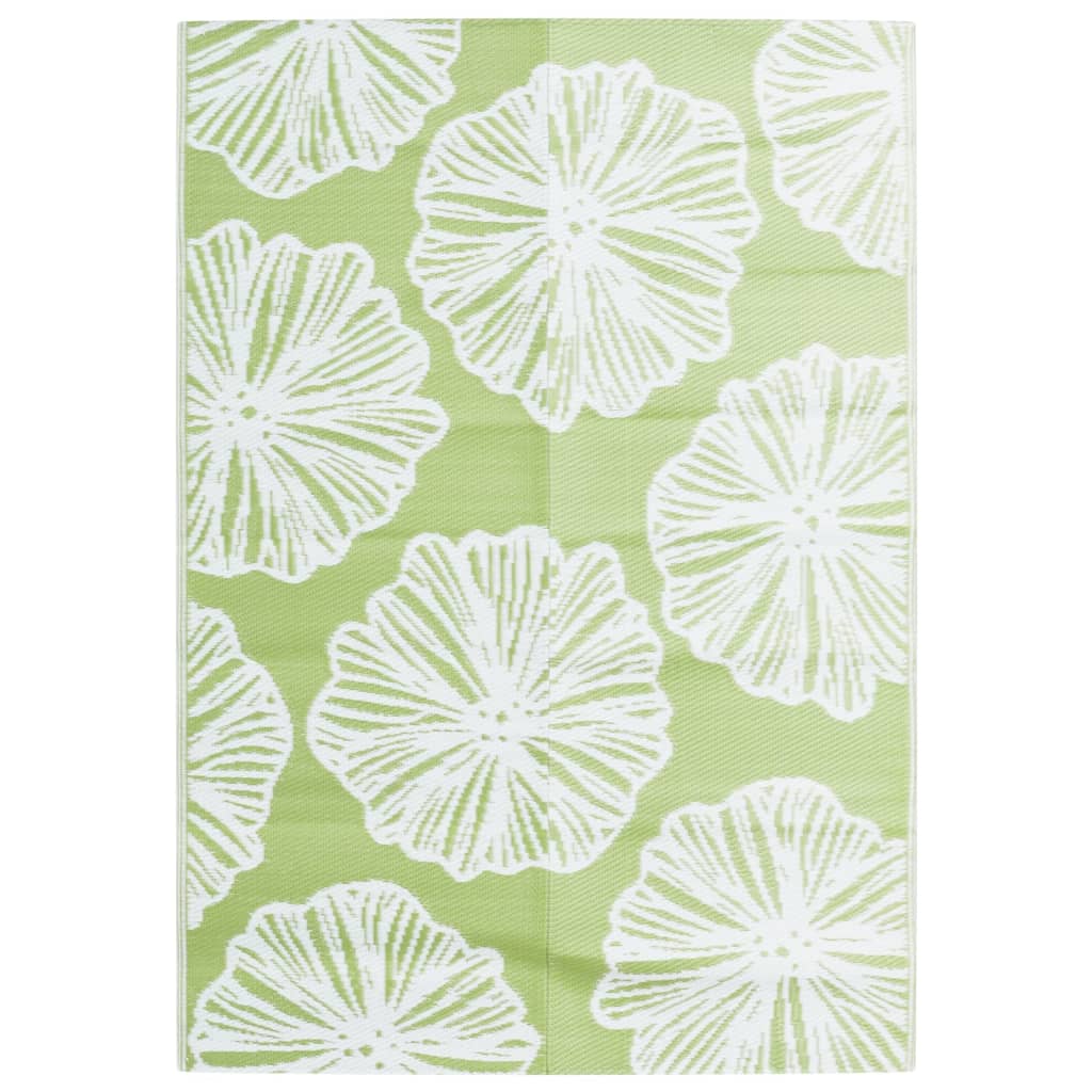 Alfombra exterior arakil pp verde 140x200 cm v5253 Vetonek