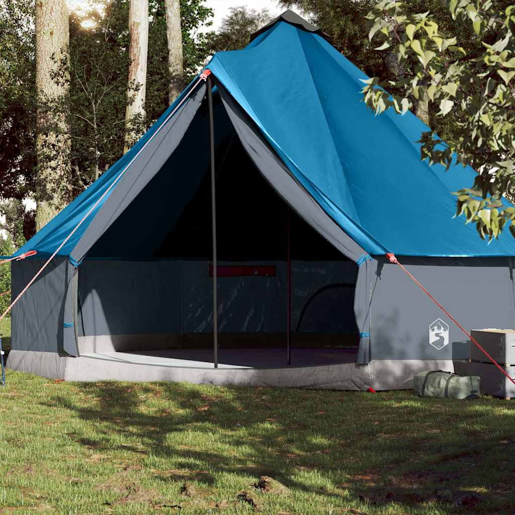 Vetonek Tienda de campaña familiar tipi 10 personas impermeable azul