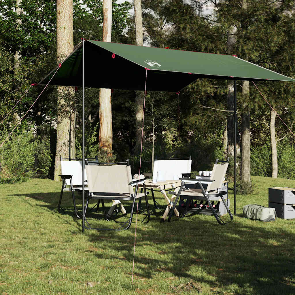 Vetonek Lona de camping impermeable verde 300x294 cm