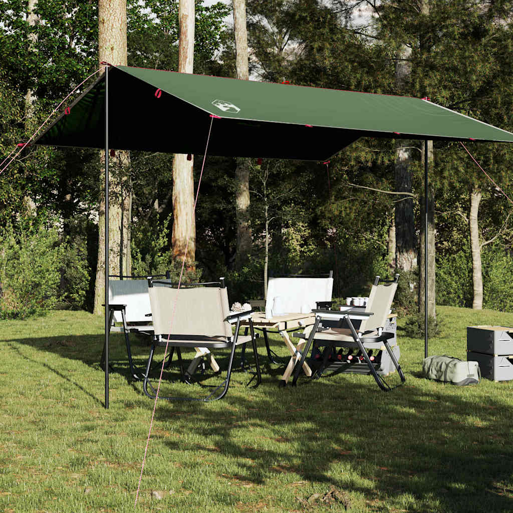 Vetonek Lona de camping impermeable verde 360x294 cm