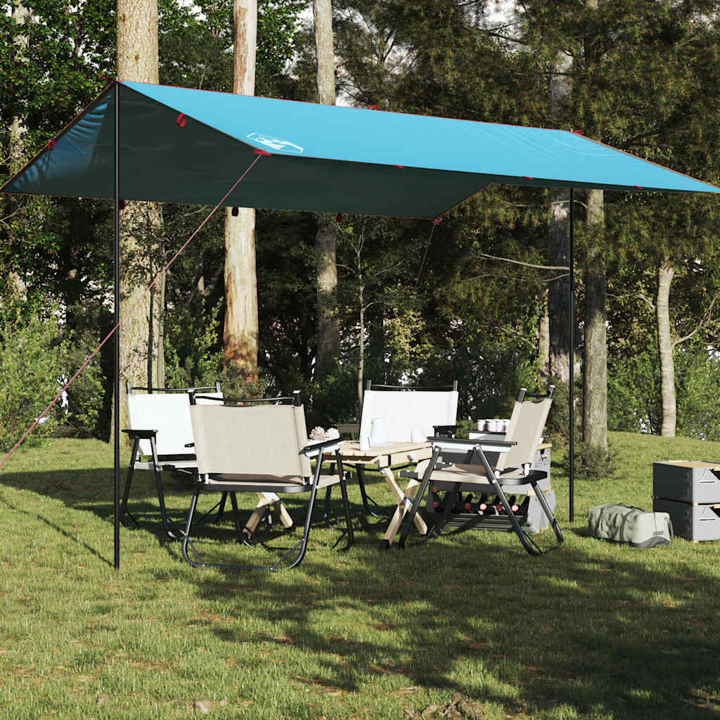 Vetonek Lona de camping impermeable azul 400x294 cm