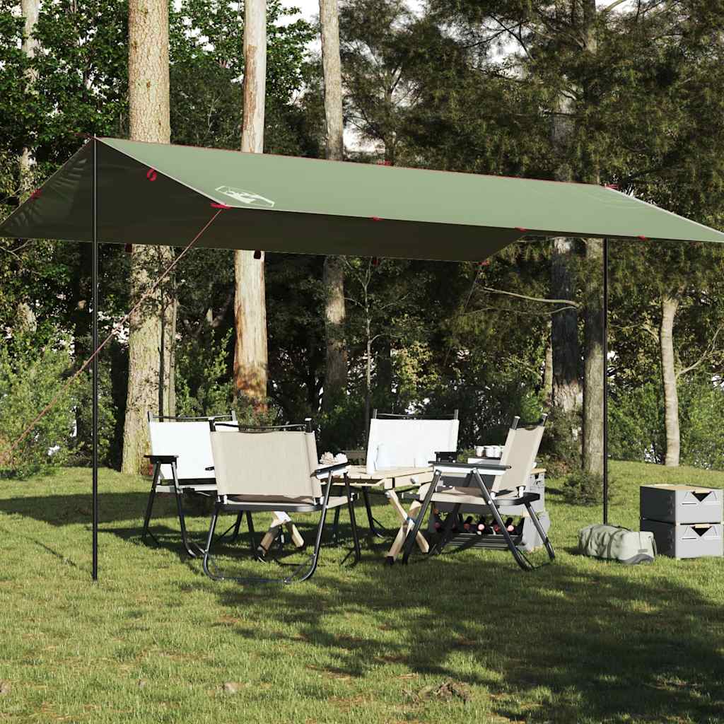 Vetonek Lona de camping impermeable verde 500x294 cm