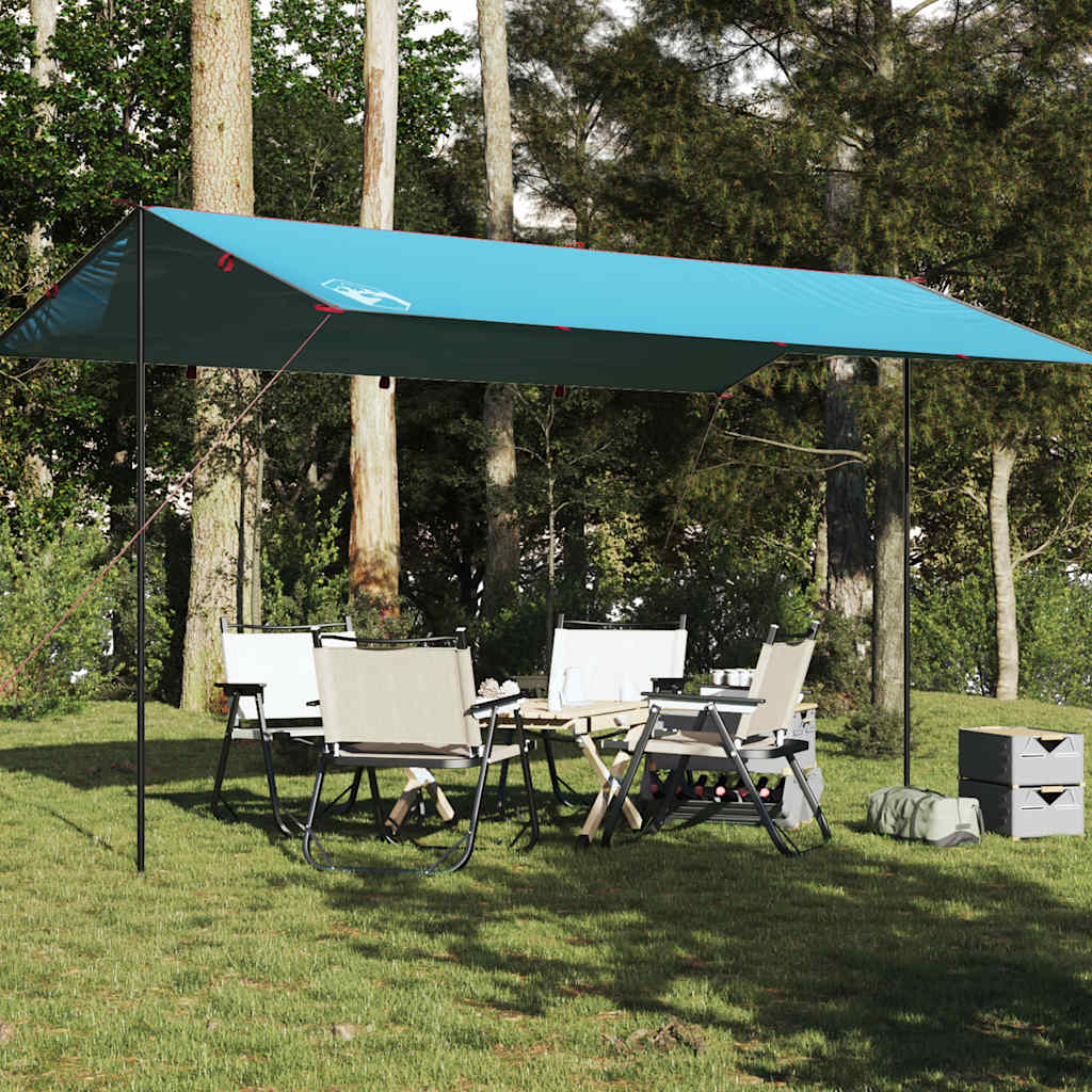 Vetonek Lona de camping impermeable azul 500x294 cm