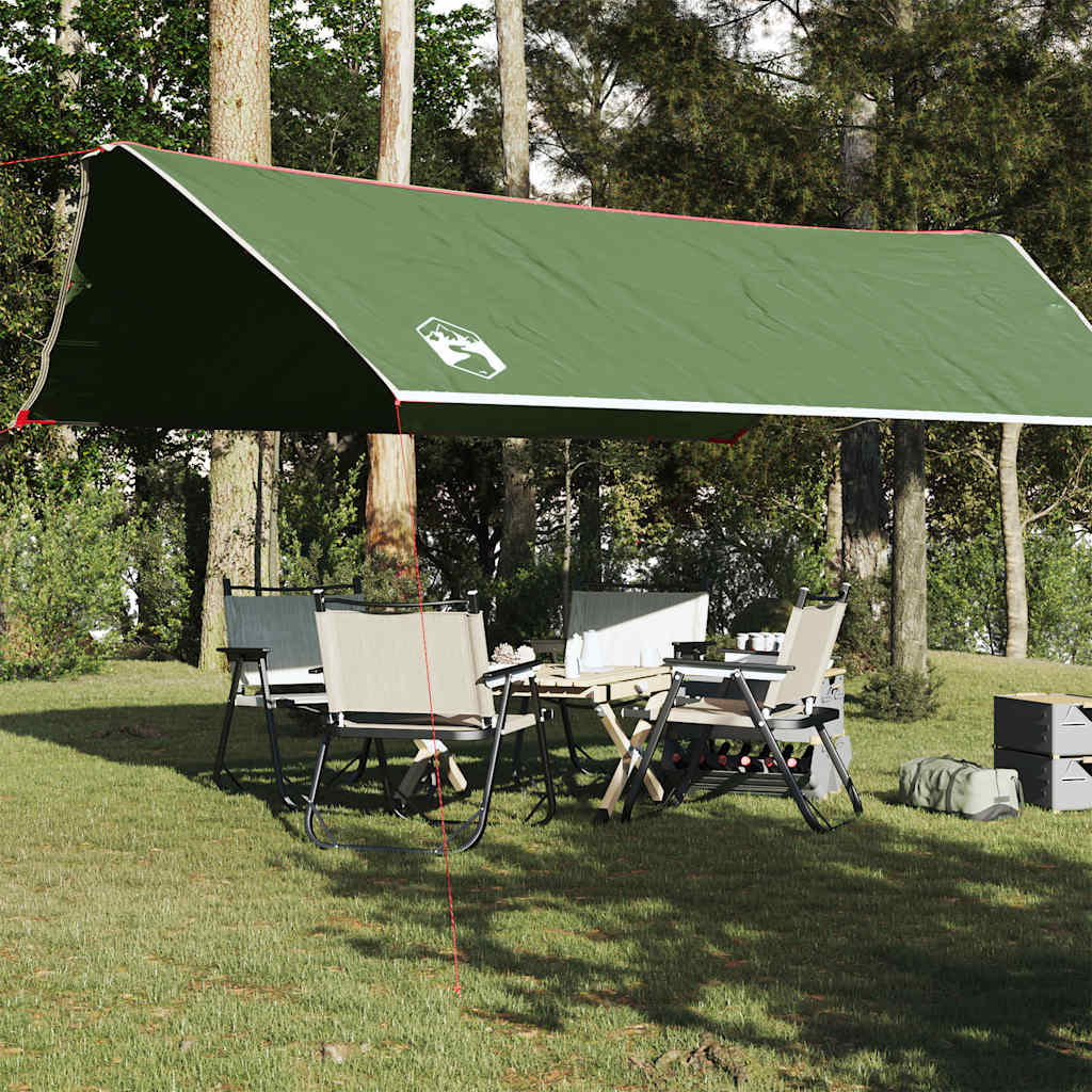 Vetonek Lona de camping impermeable verde 500x294 cm