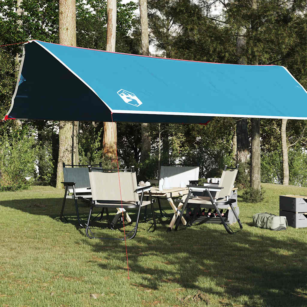 Vetonek Lona de camping impermeable azul 500x294 cm