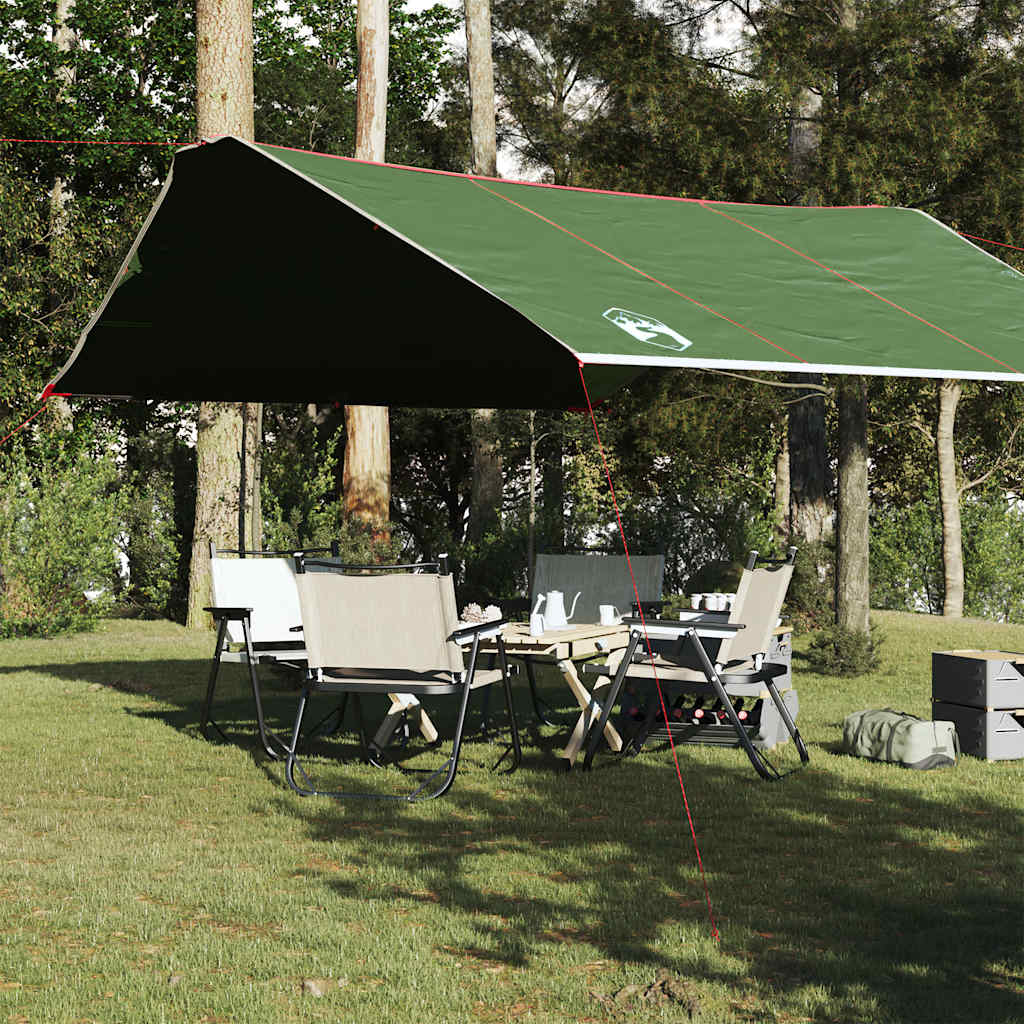 Vetonek Lona de camping impermeable verde 420x440 cm