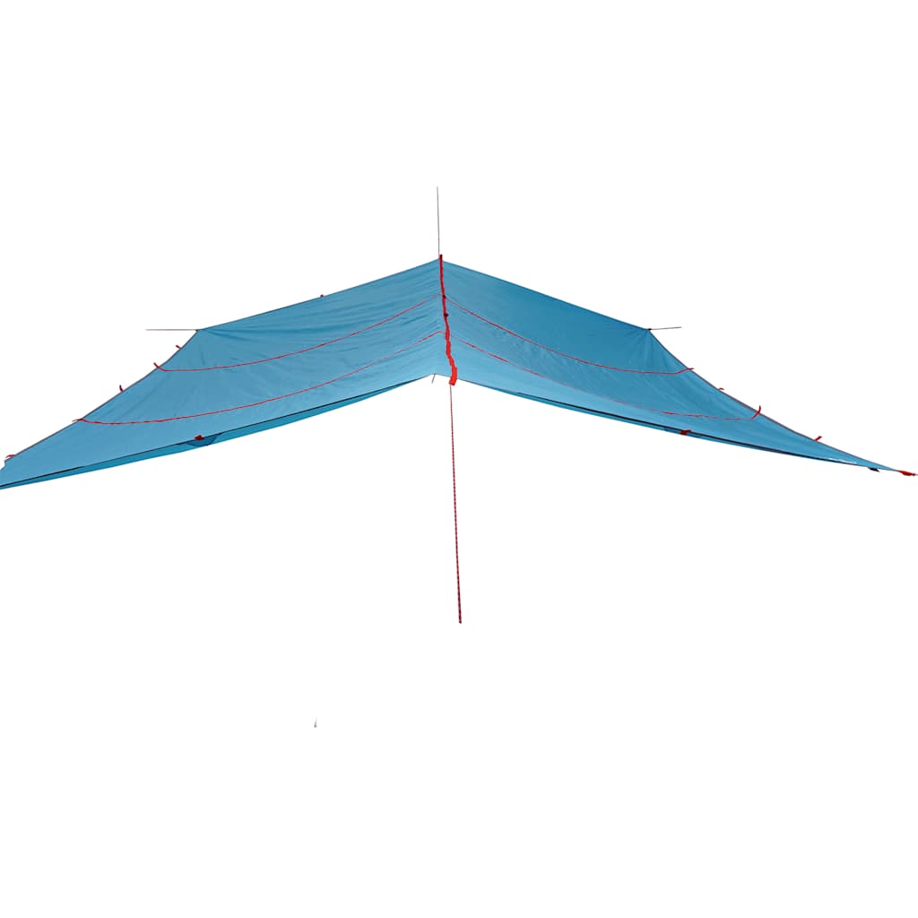 Lona de camping impermeable azul 420x440 cm V74