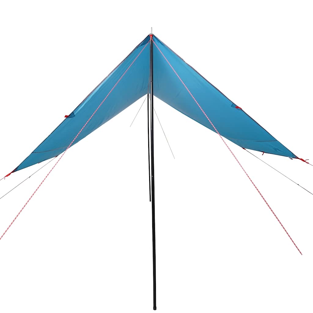 Lona de camping impermeable azul 430x380x210 cm