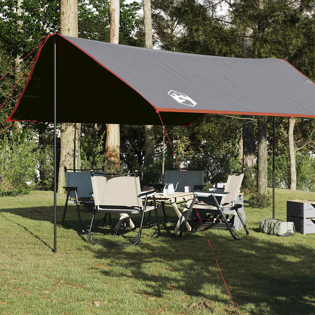 Vetonek Lona de camping impermeable naranja 430x380x210 cm