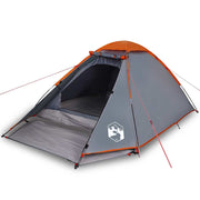 2 Person Igloo Tent Waterproof Gray Orange V8018 Vetonek