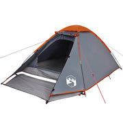 2 Person Igloo Tent Waterproof Gray Orange V8018 Vetonek