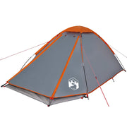 2 Person Igloo Tent Waterproof Gray Orange V8018 Vetonek