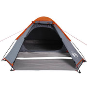 4 Person Igloo Tent Waterproof Gray Orange V8056 Vetonek