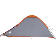 4 Person Igloo Tent Waterproof Gray Orange V8056 Vetonek