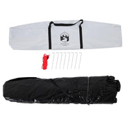 Tienda de campaña iglú 4 personas tela opaca impermeable blanco V8063 Vetonek