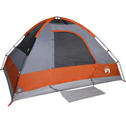 2 Person Igloo Tent Waterproof Gray Orange V8094 Vetonek