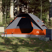 2 Person Igloo Tent Waterproof Gray Orange V8094 Vetonek