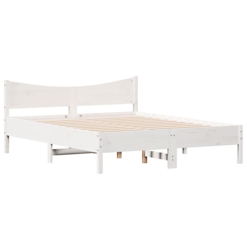 Bois blanc sans structure de matelas 150x200 cm