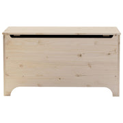 Caixa de armazenamento sapo com tampa madeira maciça de pinho 100x49x54cm v5535 - Vetonek