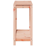 Mesa e prateleira Douglas em madeira maciça 108x35x75 cm v6327 - Vetonek