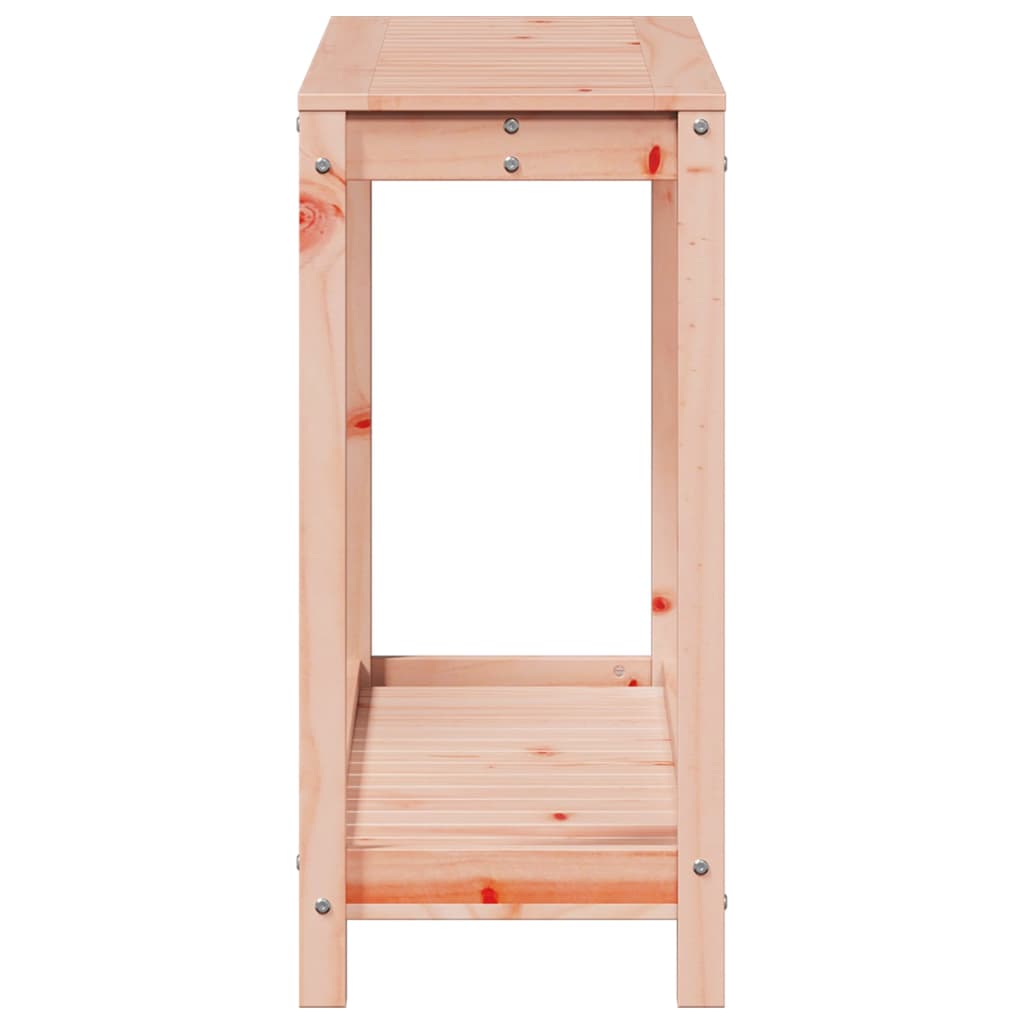 Mesa e prateleira Douglas em madeira maciça 108x35x75 cm v6327 - Vetonek