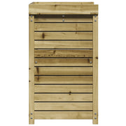 Mesa de plantação com prateleiras de madeira impregnada 82,5x50x86,5 cm - Vetonek