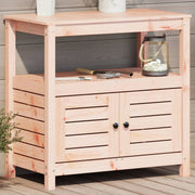 Mesa de plantio em madeira Douglas com prateleiras 82,5x45x81 cm v6600 Vetonek