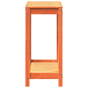 Mesa de plantio e prateleira madeira maciça marrom 82,5x35x75 cm v7577 - Vetonek