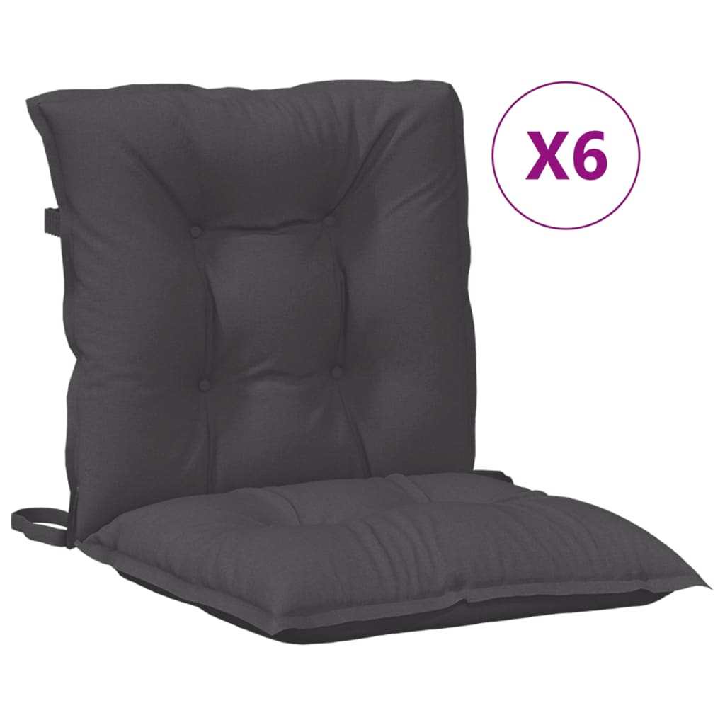 Cadeira de almofadas Backrest 6 UNU Grey Pano Antracita Melange