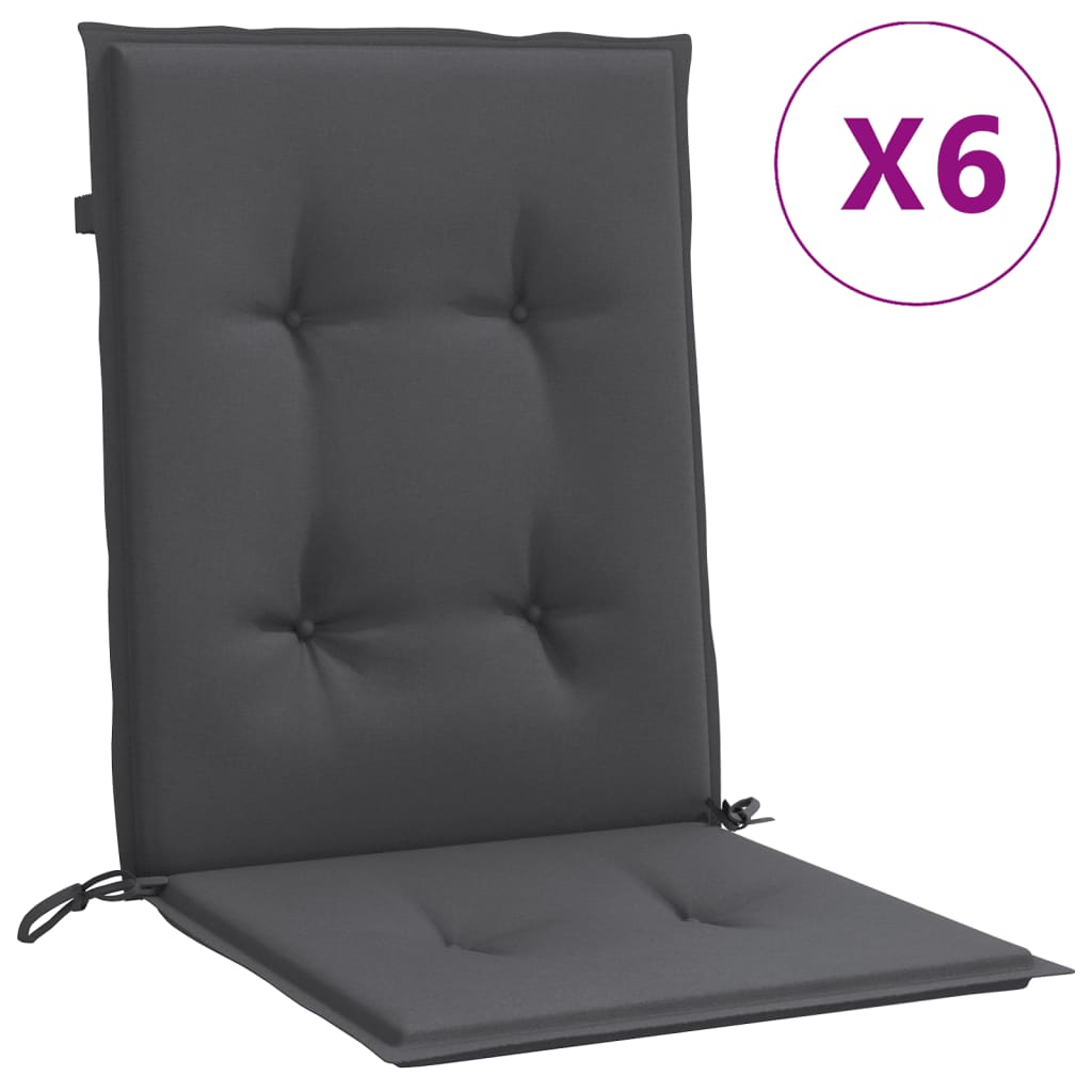 Cadeira de almofadas Backrest 6 UNU Grey Pano Antracita Melange