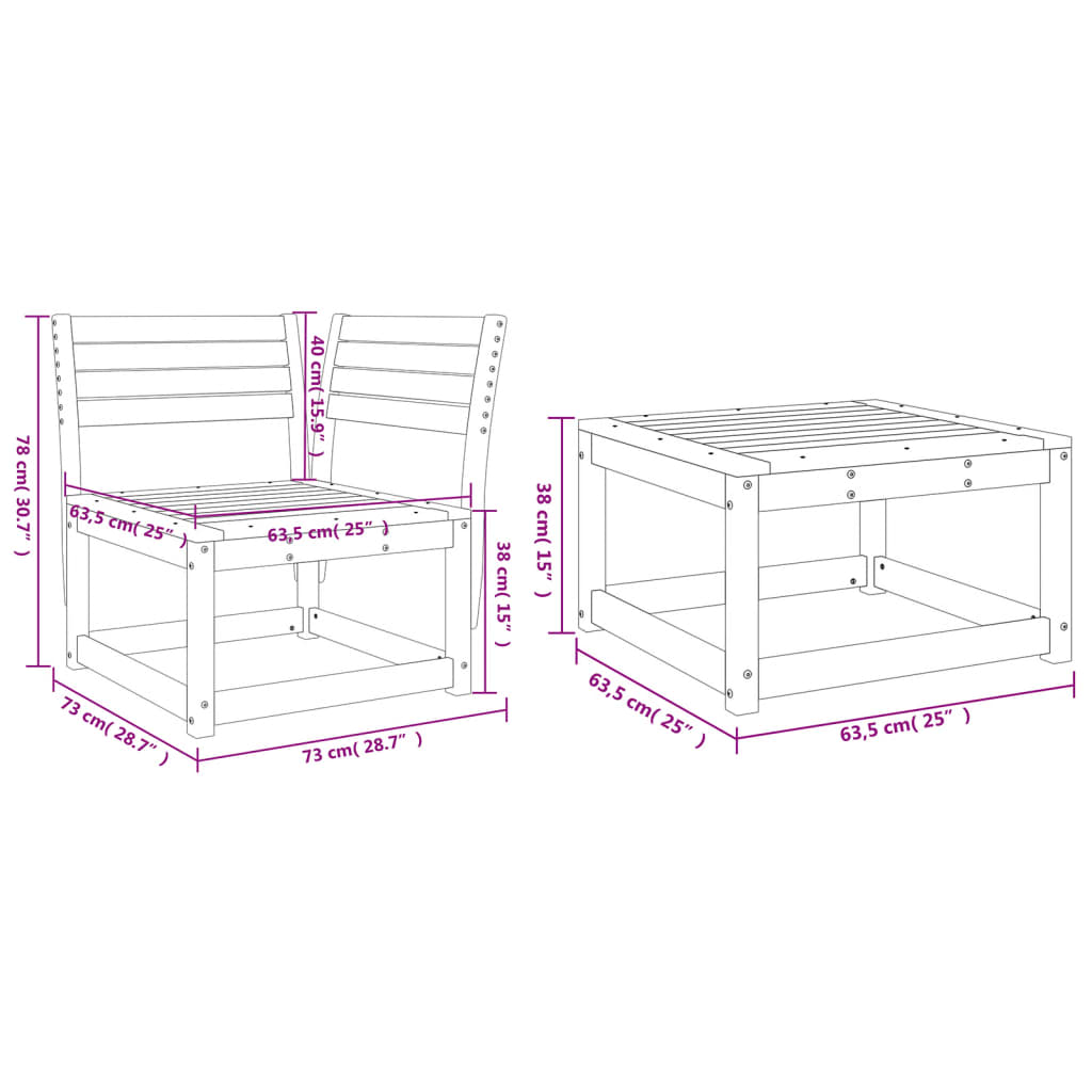 Garden Sofas 3 Piece Sofas Wooden Wooden