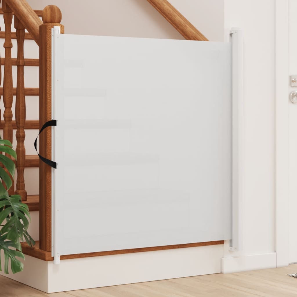 Vetonek Puerta retráctil para mascotas blanca 102,5x125 cm