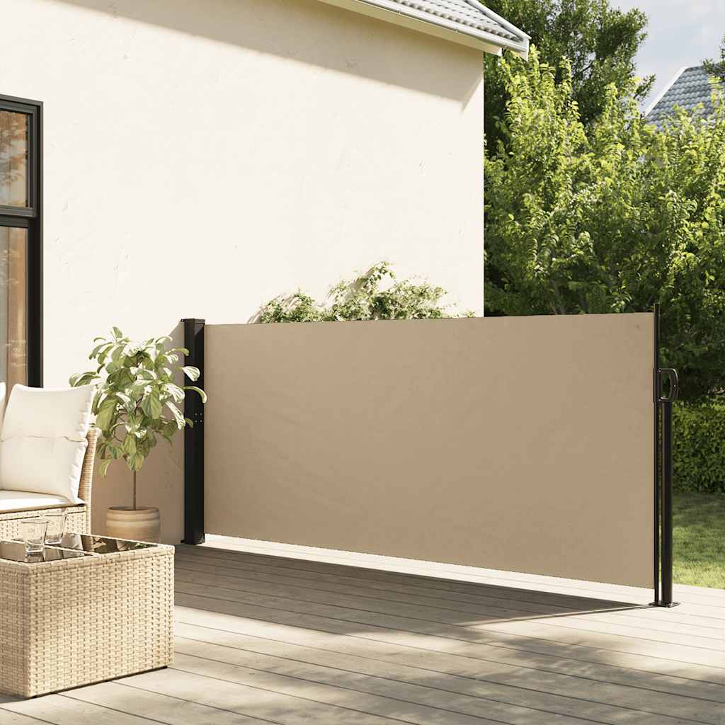 Vetonek Toldo lateral retráctil beige 117x300 cm