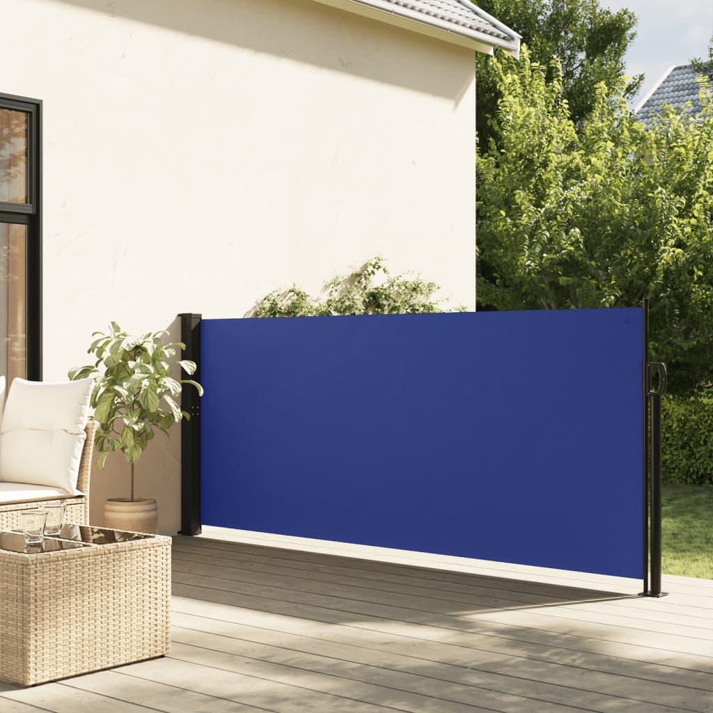 Vetonek Toldo lateral retráctil azul 140x300 cm