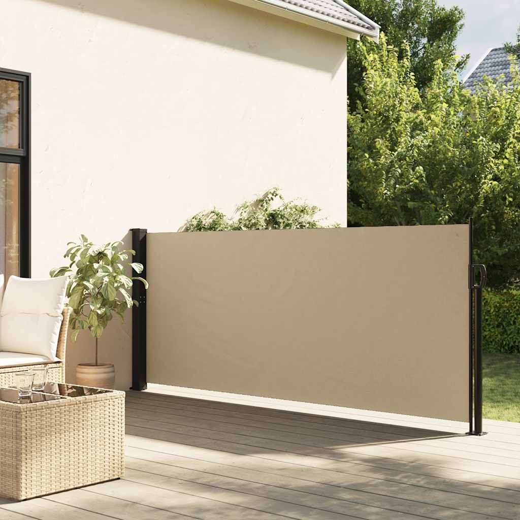 Vetonek Toldo lateral retráctil beige 140x300 cm