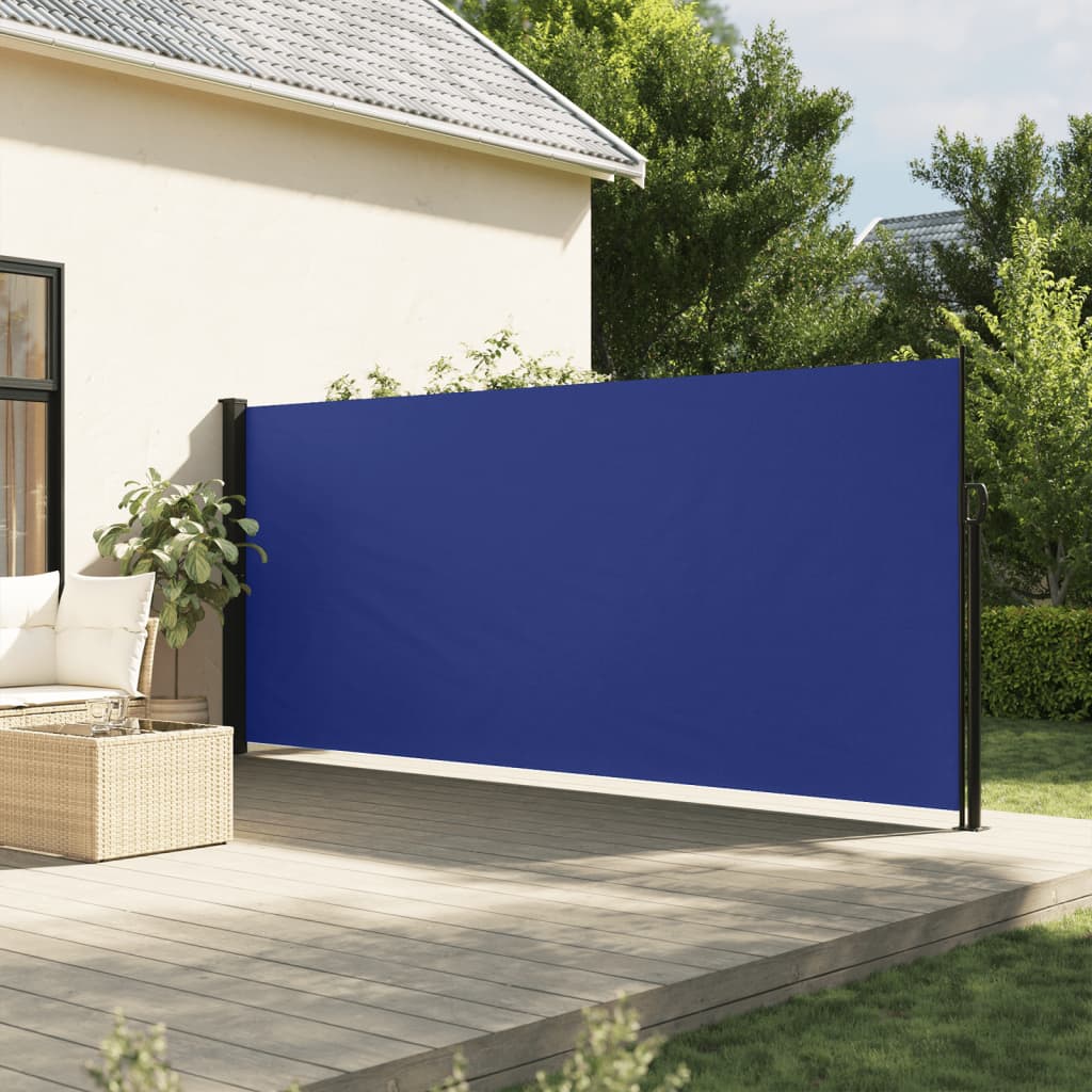 Vetonek Toldo lateral retráctil azul 160x300 cm