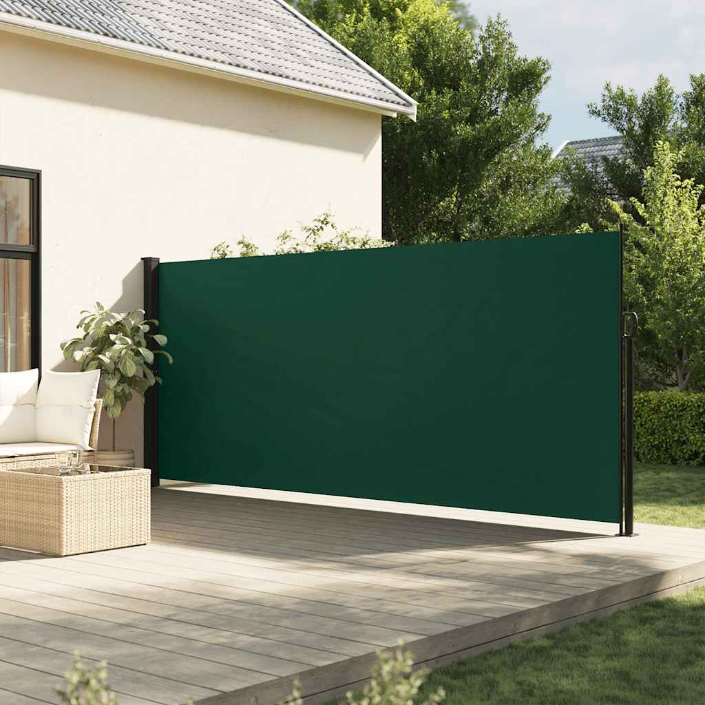 Vetonek Toldo lateral retráctil verde oscuro 160x300 cm