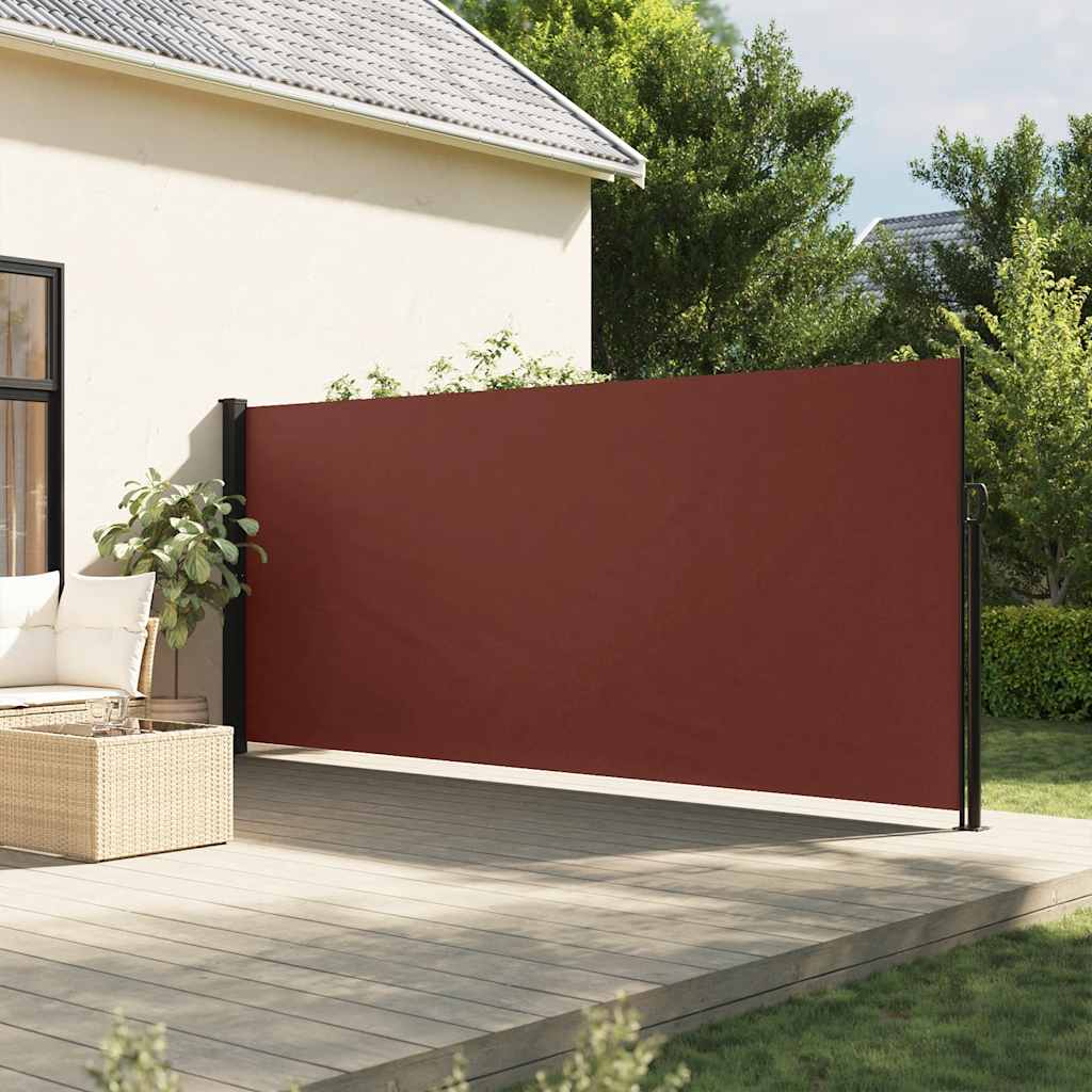 Vetonek Toldo lateral retráctil marrón 180x300 cm